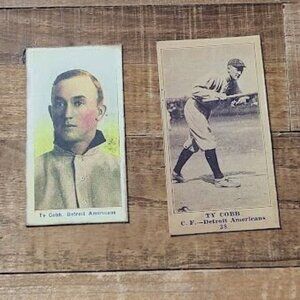4X Ty Cobb custom Baseball cards M101 #38 Sweet Caporal Piedmont cigarettes